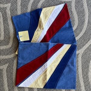 Pottery Barn Kids Aiden Corduroy sham 12x16” new with tags vintage set of 2